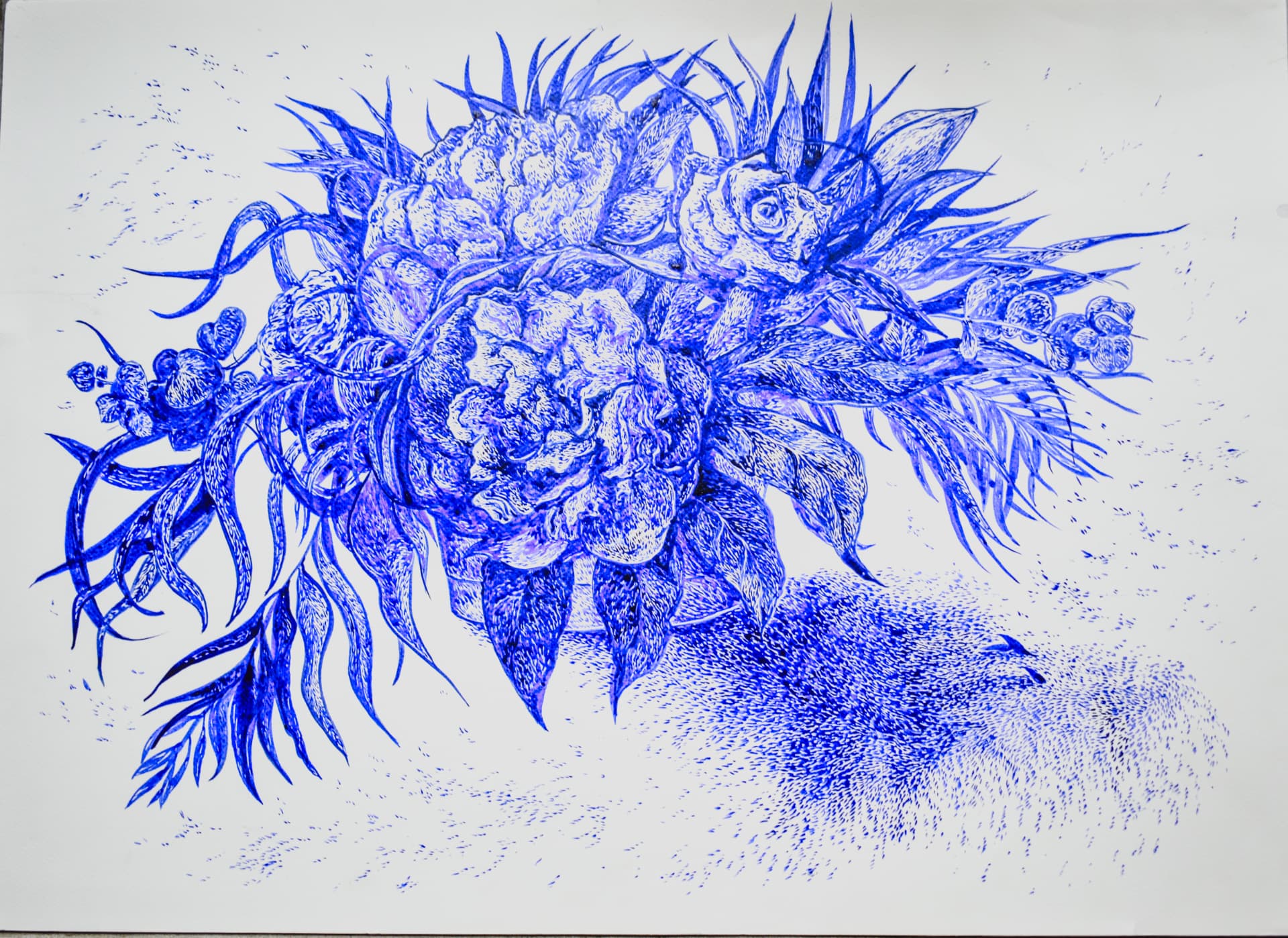 Floraison 2, Ink on paper