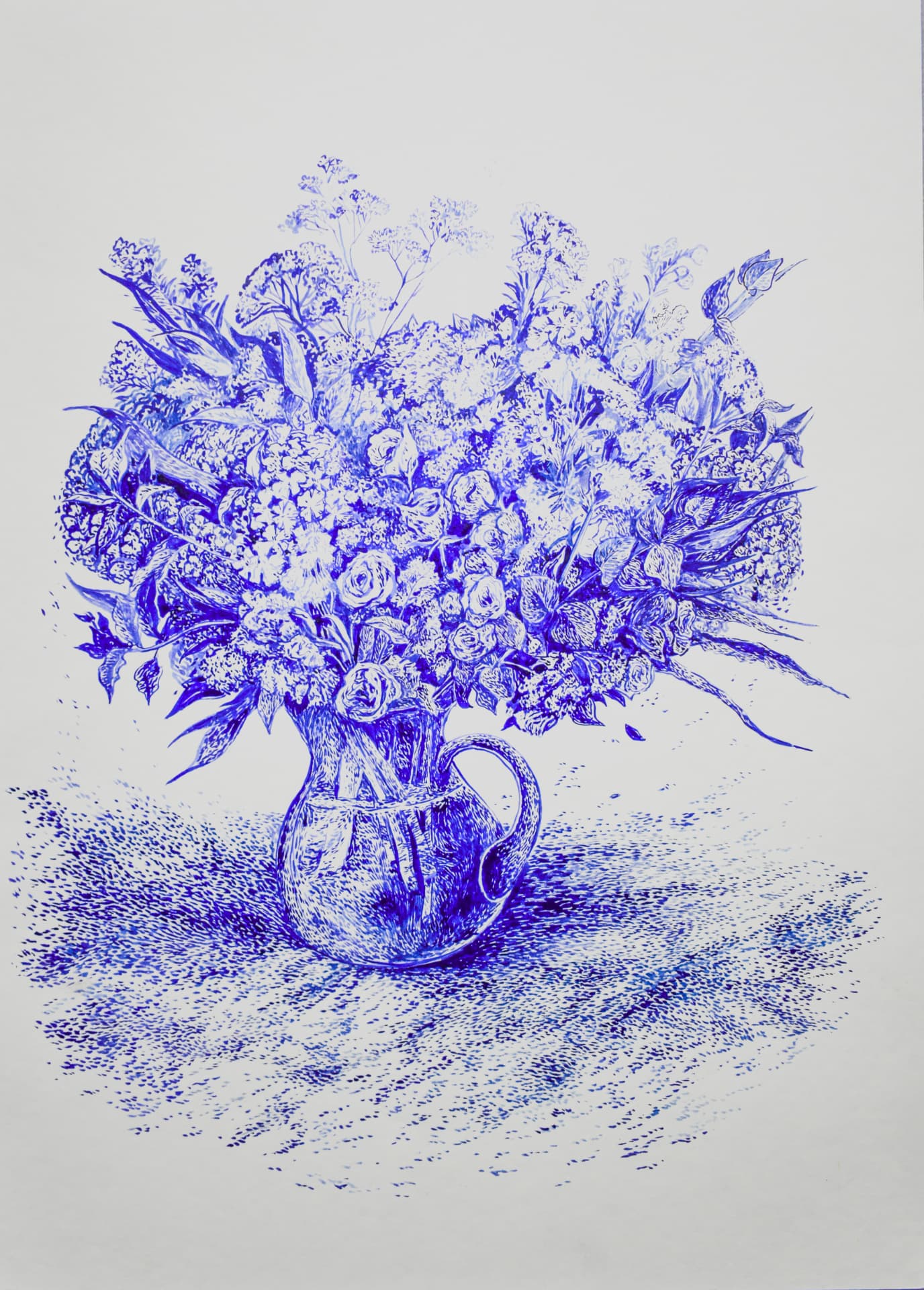 Floraison 3, Ink on paper